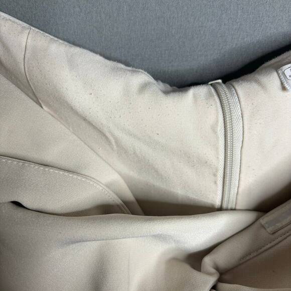 Anthropologie Bellevue The Label Mae Midi Dress Off White Size L - Picture 7 of 7